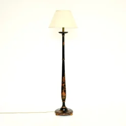 Pamono Antique Chinoiserie Lacquered Floor Lamp, 1920s> Floor Lamps
