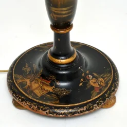 Pamono Antique Chinoiserie Lacquered Floor Lamp, 1920s><noscript><img width=