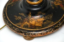 Pamono Antique Chinoiserie Lacquered Floor Lamp, 1920s><noscript><img width=