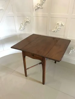 Pamono Antique Chippendale Mahogany Children's Pembroke Table, 1760><noscript><img width=