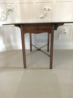 Pamono Antique Chippendale Mahogany Children's Pembroke Table, 1760><noscript><img width=