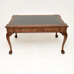 Online Pamono Antique Chippendale Revival Desk from Gillows, 1890s