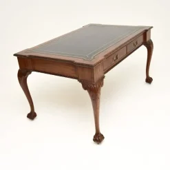 Online Pamono Antique Chippendale Revival Desk from Gillows, 1890s