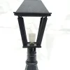 New Pamono Antique Classic Victorian Cast Iron Pillar Lamp Lantern on Base Outdoor Lamp