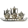 Online Pamono Antique Coffee or Tea Service in Silver Set