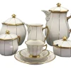 New Pamono Antique Coffee Service from Georg Schmider Zeller Porcelain, 1900s, Set of 23