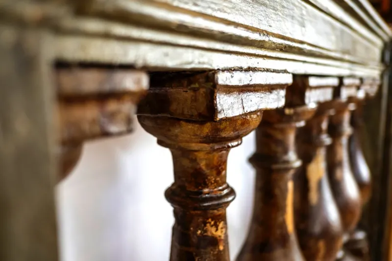 Pamono Antique Console or Church Partition, Italy, 1700s> Pedestals And Columns