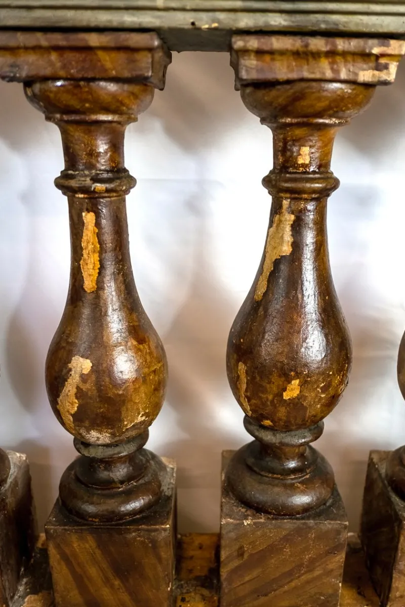 Pamono Antique Console or Church Partition, Italy, 1700s> Pedestals And Columns