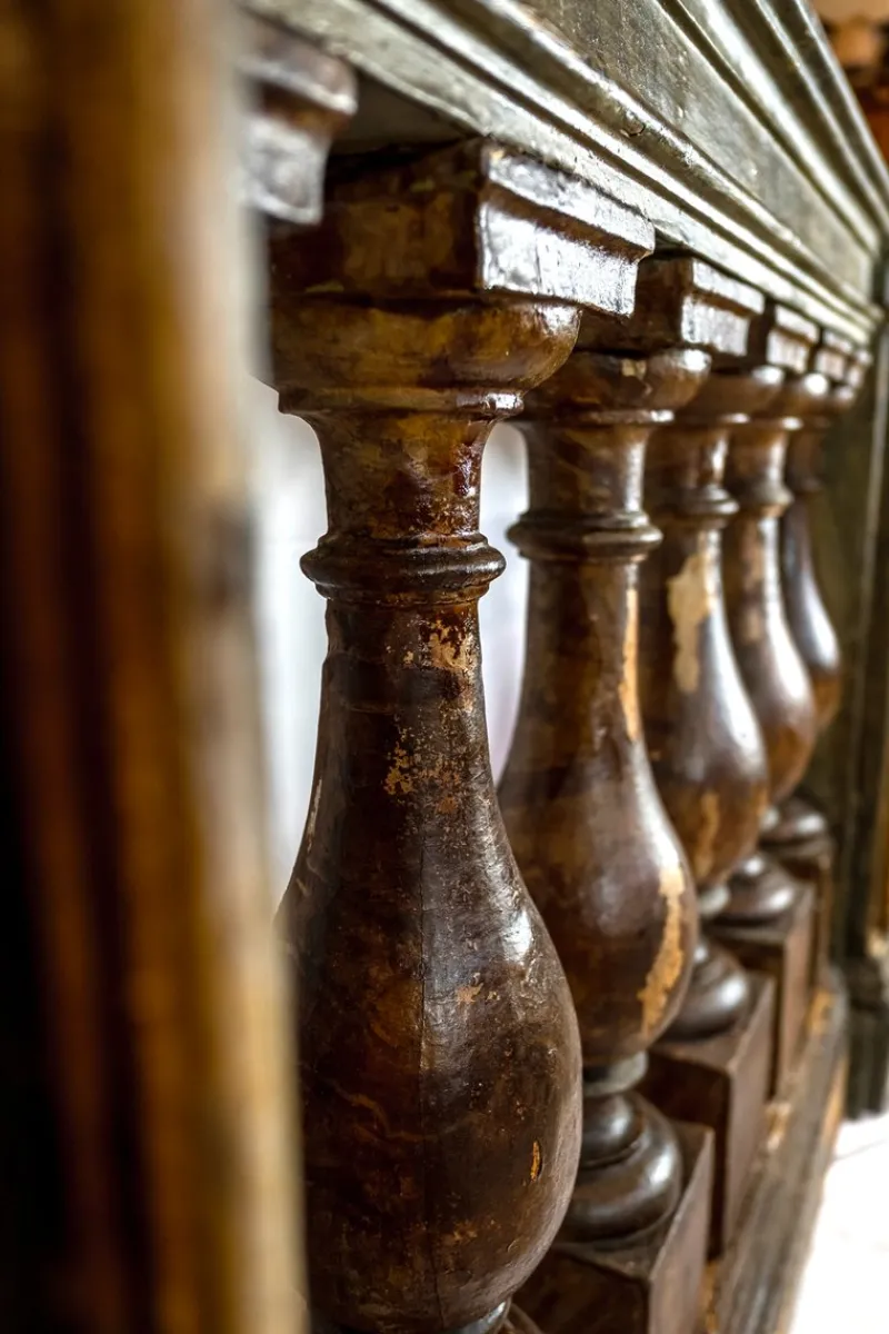 Pamono Antique Console or Church Partition, Italy, 1700s> Pedestals And Columns