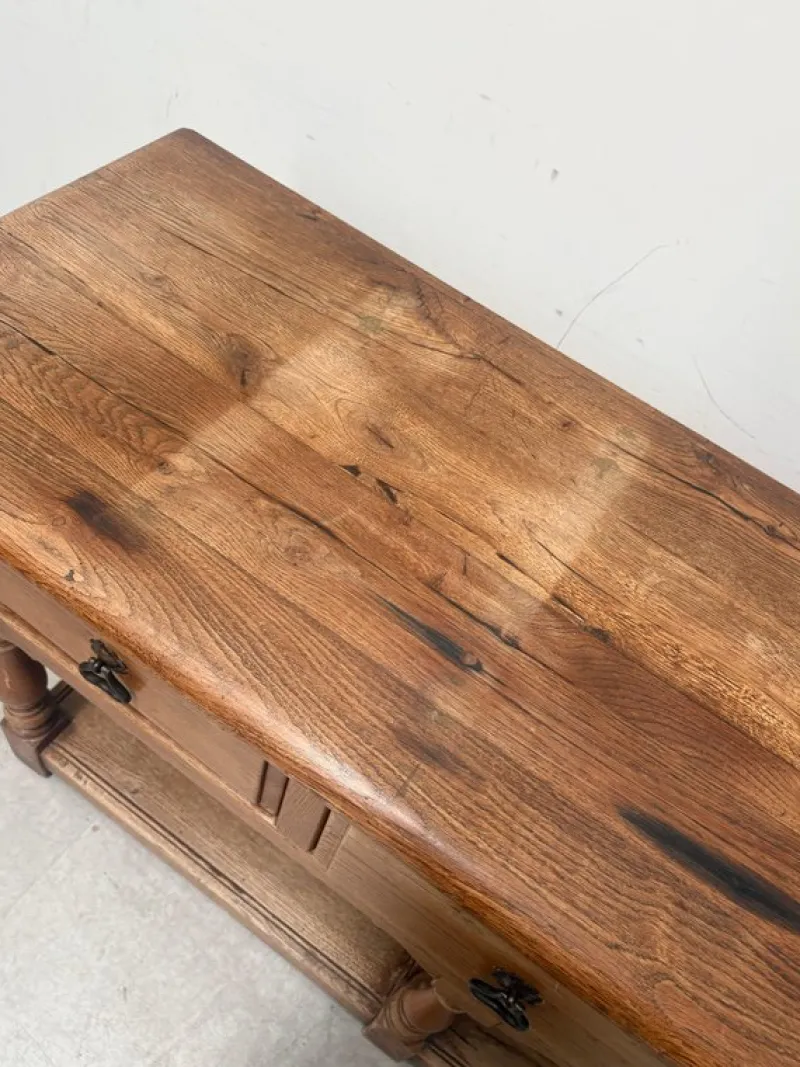Pamono Antique Console Table in Oak> Console Tables