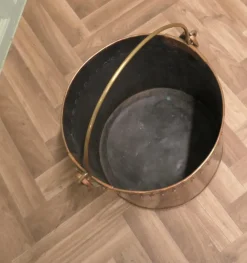 Pamono Antique Copper Coal Bucket, 1800s><noscript><img width=