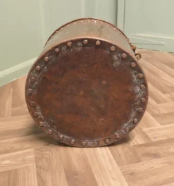 Pamono Antique Copper Coal Bucket, 1800s><noscript><img width=