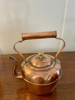 Pamono Antique Copper Kettle Collection, Set of 3><noscript><img width=