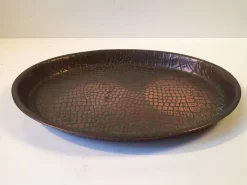 Pamono Antique Copper Tray by Joseph Sankey, 1910s><noscript><img width=
