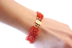 Pamono Antique Coral Bracelet><noscript><img width=