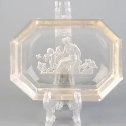 Pamono Antique Crystal Intaglio Salt Cellar by Heinrich Hoffmann> Salt & Pepper Shakers