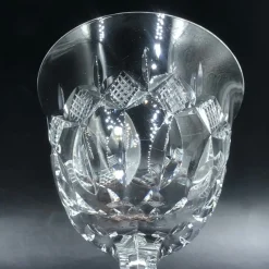 Pamono Antique Cut Lead Crystal Wine Glasses, 1890s, Set of 7><noscript><img width=