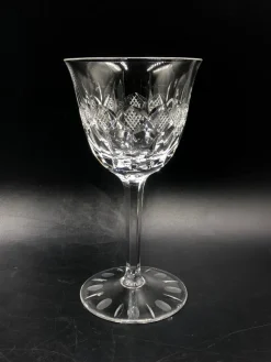 Pamono Antique Cut Lead Crystal Wine Glasses, 1890s, Set of 7><noscript><img width=