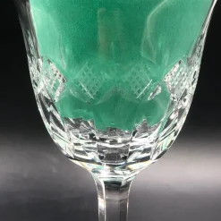 Pamono Antique Cut Lead Crystal Wine Glasses, 1890s, Set of 7><noscript><img width=