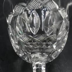 Pamono Antique Cut Lead Crystal Wine Glasses, 1890s, Set of 7><noscript><img width=