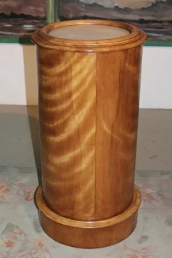 Pamono Antique Cylindrical Nightstand><noscript><img width=