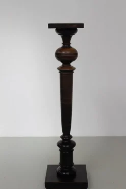 Pamono Antique Danish Wooden Pedestal Column, 1910s> Pedestals And Columns