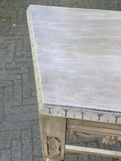 Pamono Antique Decorated Console Table, 1900><noscript><img width=