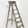 Pamono Antique Decorative Grey Wooden Ladder, 1920s> Architectural Elements