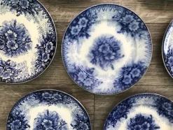Pamono Antique Dishes, 1800s, Set of 21><noscript><img width=