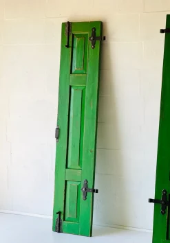 Pamono Antique Doors in Green, Set of 2><noscript><img width=