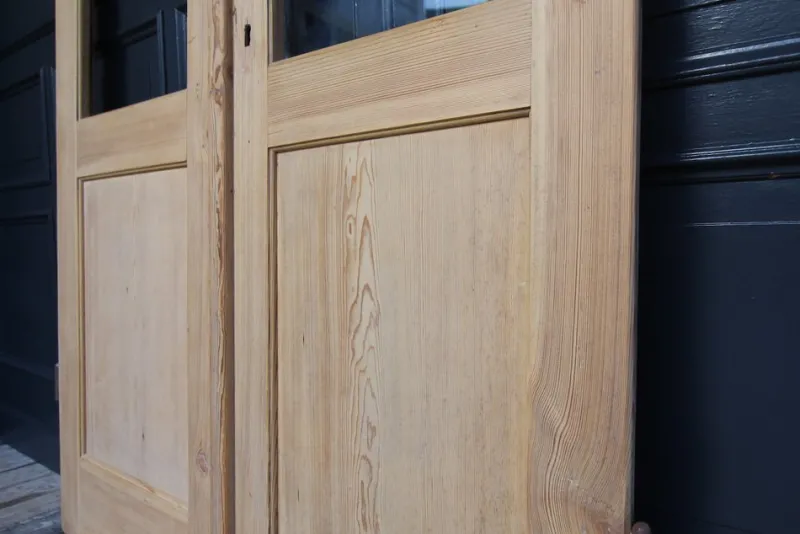 Pamono Antique Double Door in Pine, 1890s> Architectural Elements