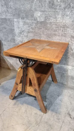 Pamono Antique Drafting Table, 1890s><noscript><img width=