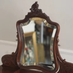 Pamono Antique Dressing Table with Mirror, 1900s><noscript><img width=