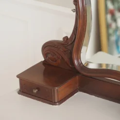 Pamono Antique Dressing Table with Mirror, 1900s><noscript><img width=