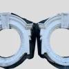 Pamono Antique Dutch Architectural Bulls Eyes in Painted Zinc, Set of 2> Architectural Elements
