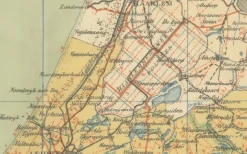Discount Pamono Antique Dutch Map of South Holland and Utrecht, 1914