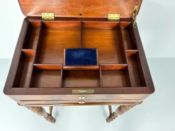 Online Pamono Antique Dutch Sewing Table in Mahogany, 1880s