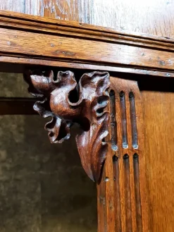 Pamono Antique Dutch Wooden Bed Box><noscript><img width=