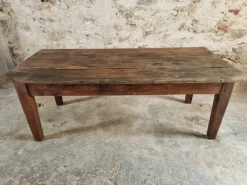 Pamono Antique Early 19th Century French Coffee Table in Chestnut Wood><noscript><img width=