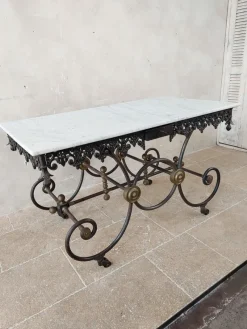 Pamono Antique Early 20th Century Butchers Table><noscript><img width=