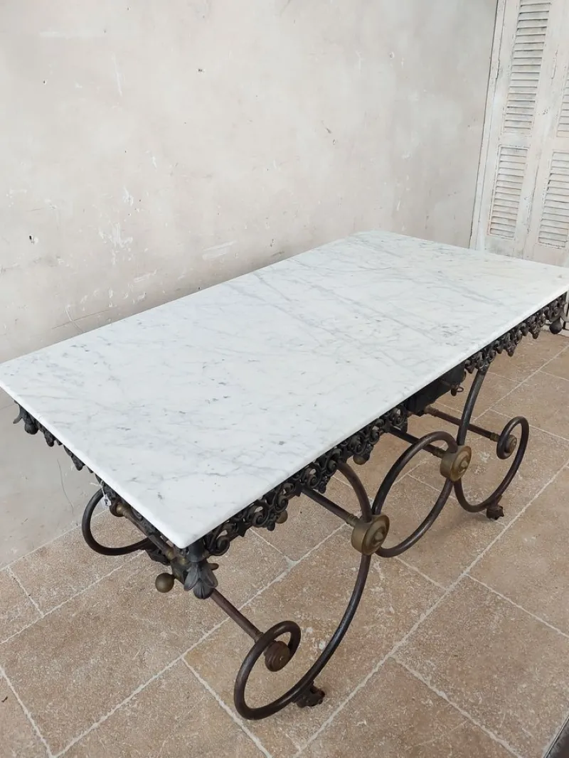Pamono Antique Early 20th Century Butchers Table> Worktables & Workbenches