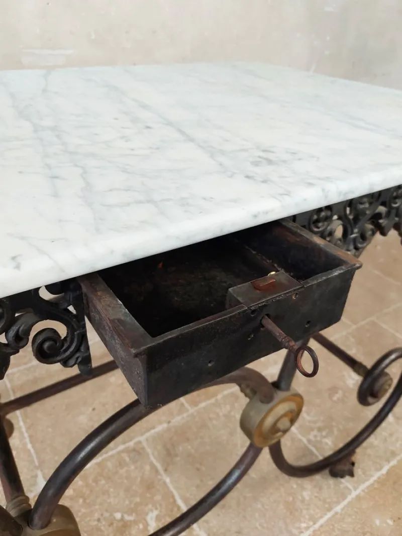 Pamono Antique Early 20th Century Butchers Table> Worktables & Workbenches