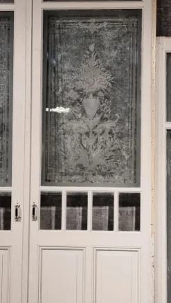 Pamono Antique Edged Interior Sliding Double Doors, 1890s, Set of 7><noscript><img width=