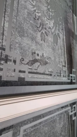 Pamono Antique Edged Interior Sliding Double Doors, 1890s, Set of 7><noscript><img width=