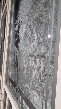 Pamono Antique Edged Interior Sliding Double Doors, 1890s, Set of 7><noscript><img width=
