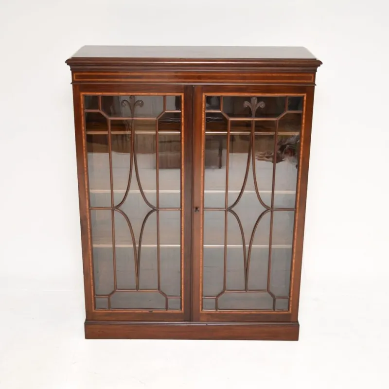 Best Pamono Antique Edwardian Bookcase, 1900s