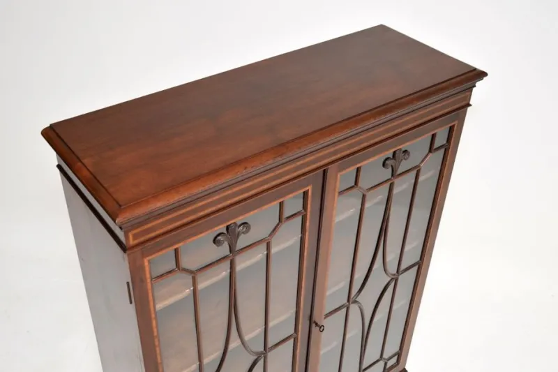Best Pamono Antique Edwardian Bookcase, 1900s
