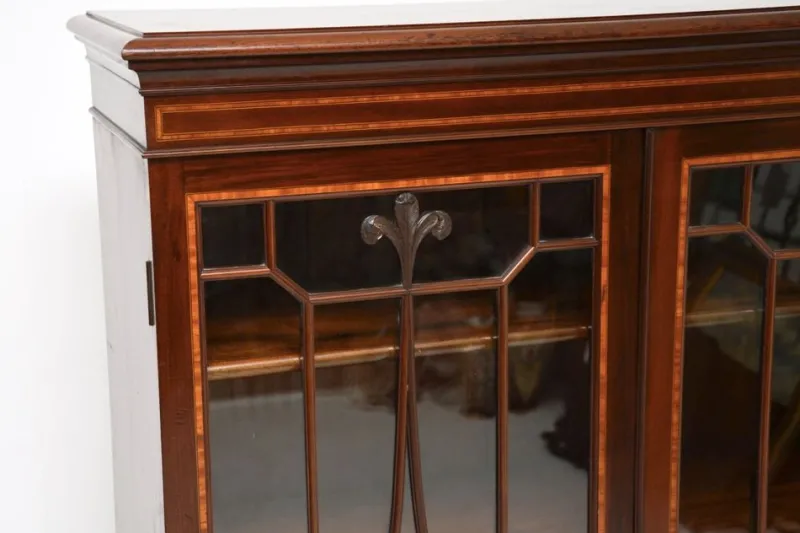 Best Pamono Antique Edwardian Bookcase, 1900s