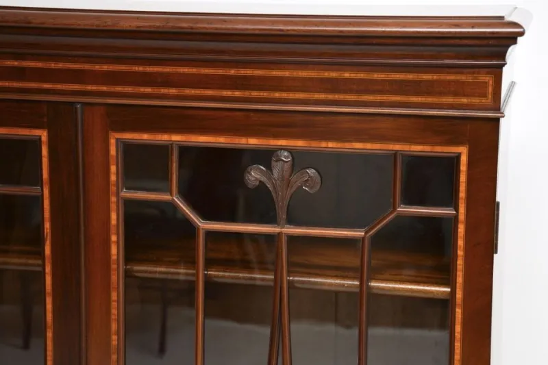 Best Pamono Antique Edwardian Bookcase, 1900s