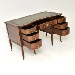 Hot Pamono Antique Edwardian Desk from Edwards and Roberts, 1900s